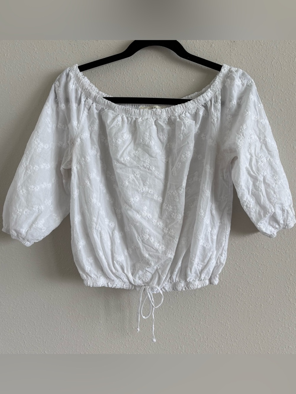 Wild Love eyelet shirt